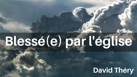 Ciel chargé de nuages, titre Blessé(e) par l'église