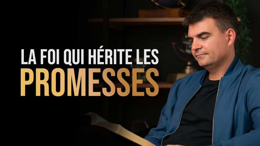 David Théry, pensif, titre La foi qui hérite les promesses